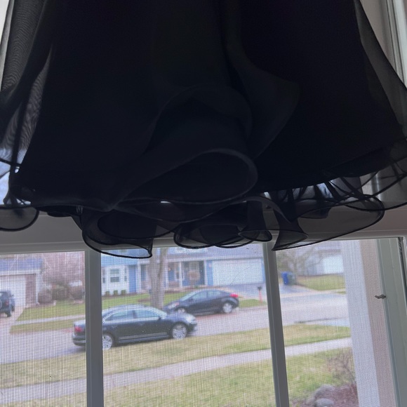 Black Dress with gold flowers. - Picture 4 of 5